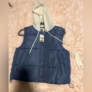 XS Bundle:Puffer Vest Hoodies + Adidas Track Pants + Tops (NWT)